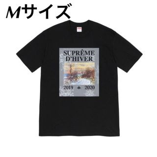 シュプリーム(Supreme)のSupreme D’Hiver Tee 黒 シュプリーム ディヴェール Tシャツ(Tシャツ/カットソー(半袖/袖なし))