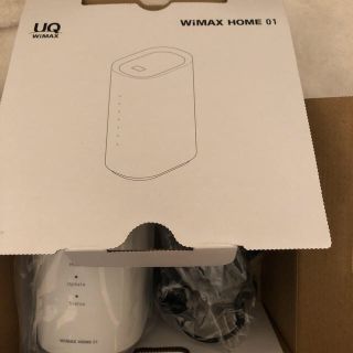 エーユー(au)のUQ WiMAXHOME01 Wi-Fi  2019.7月購入(その他)