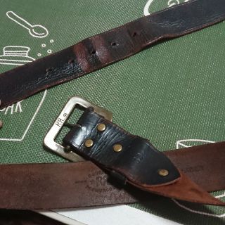 RRL - RRL ダブルアールエル ヴィンテージ加工 ベルト 32インチの通販