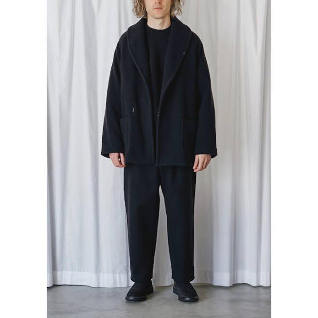 COMOLI(コモリ)のcomoli ヤクウールショールカラーコート メンズのジャケット/アウター(その他)の商品写真