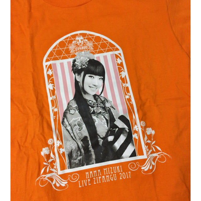 Tシャツ 水樹奈々 LIVE 札幌限定カラー オレンジ エンタメ/ホビーの声優グッズ(Tシャツ)の商品写真