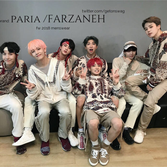 BTS着用 paria farzaneh パリアファルザネ