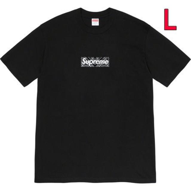 Supreme Bandana Box Logo Tee Lサイズ Tシャツ/カットソー(半袖/袖なし)