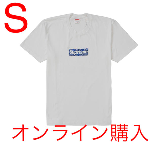 Bandana Box Logo TeeWhiteホワイトSIZE