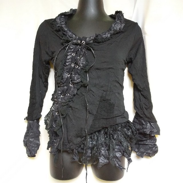h.naoto Blood☆ゴシックトップス☆品 黒 BLACK ゴスロリ | www