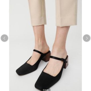 マウジー(moussy)の【お値下げ】 moussy SQUARE HEEL サンダル(サンダル)