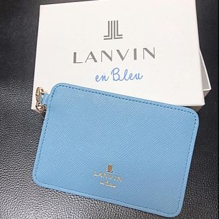 ランバンオンブルー(LANVIN en Bleu)のLANVIN 定期ケース(名刺入れ/定期入れ)