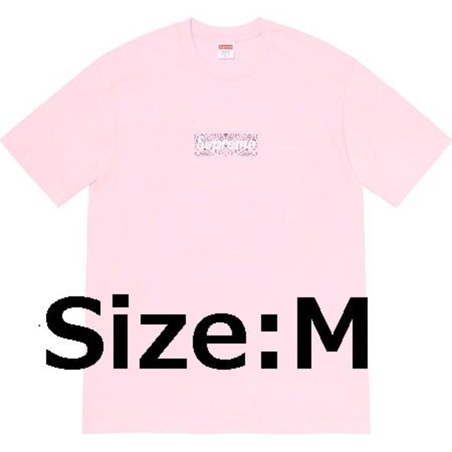 トップスM Supreme Bandana Box Logo tee バンダナ