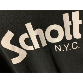 ショット(schott)のschott ブラックスウェット(トレーナー/スウェット)