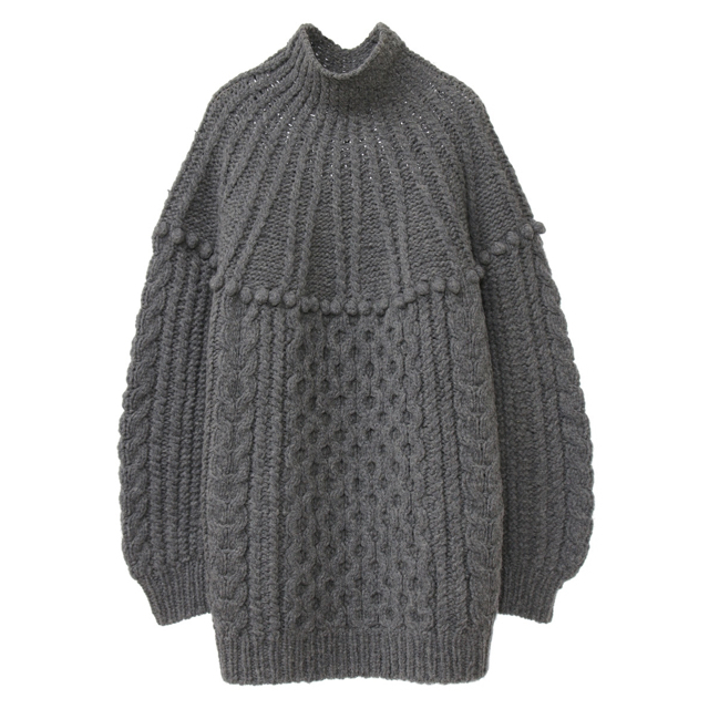 STUDIOUS(ステュディオス)の最終値下げ clane arch cable hand knit 新品未使用 レディースのトップス(ニット/セーター)の商品写真