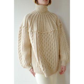 最終値下げ clane arch cable hand knit 新品未使用