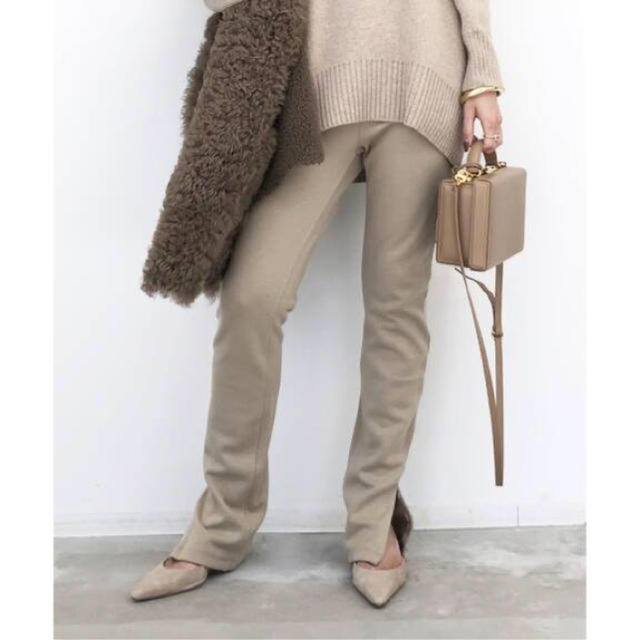 L'Appartement DEUXIEME CLASSE(アパルトモンドゥーズィエムクラス)のL'APPARTEMENT Wool Zip Leggings アパルトモン レディースのレッグウェア(レギンス/スパッツ)の商品写真