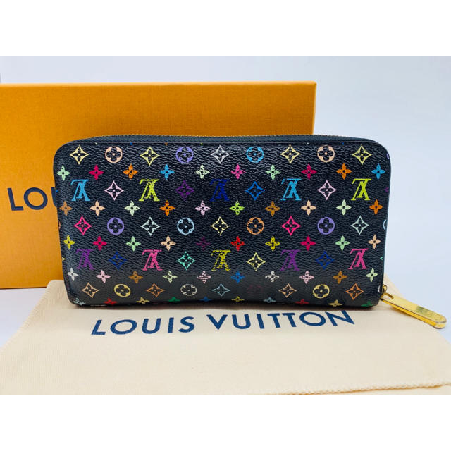 LOUIS VUITTON(ルイヴィトン)の⭐️ 良品 ルイ・ヴィトン マルチカラー ジッピーウォレット 長財布 正規品 レディースのファッション小物(財布)の商品写真