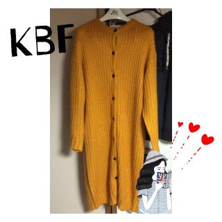 ケービーエフ(KBF)のKBF♡ニットロングカーディガン(カーディガン)