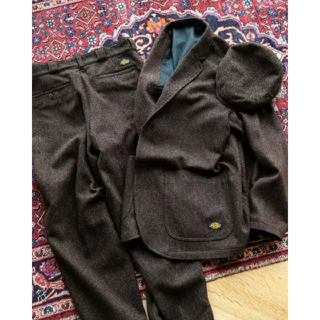 ジャケット M BEAMS TRIPSTER Dickies ツイード 茶色