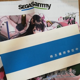 セガ(SEGA)のセガサミー　株主優待券　千円分(ショッピング)