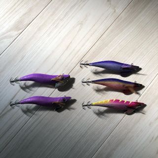 ダイワ(DAIWA)の美品　ダイワ  ティップラン　エメラルダス　エギ　30g 50g ５本セット　(ルアー用品)