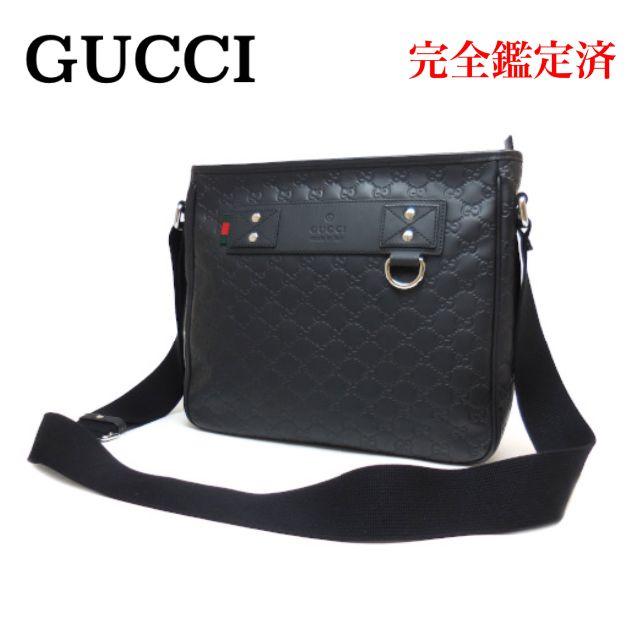 グッチ メンズ 長財布 コピー vba / Gucci - GUCCI グッチ グッチシマ ラバー ショルダーバッグ 322080 黒の通販 by クローバー's shop