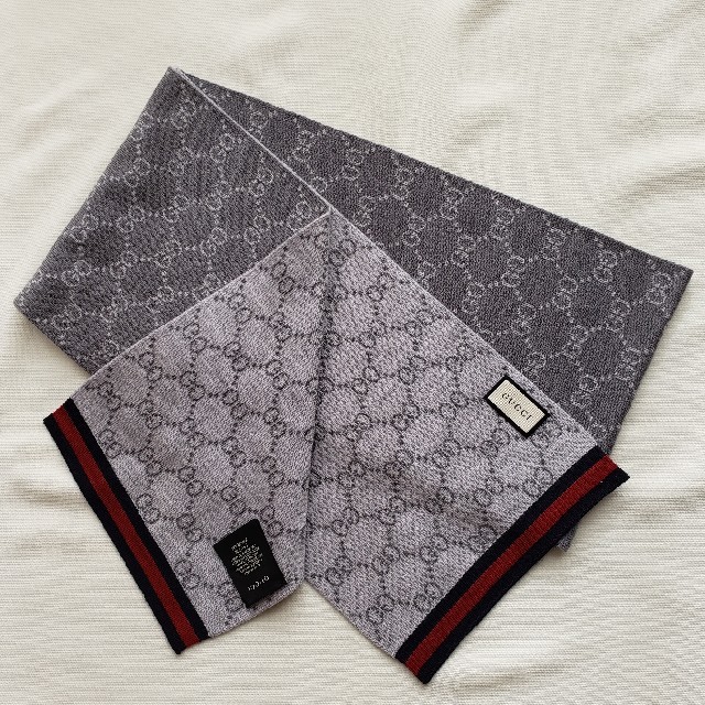 セイコー ブライツ 中古 / Gucci - 新品未使用 GUCCI グッチ GG柄 リバーシブル ウールマフラー グレーの通販 by グーテshop