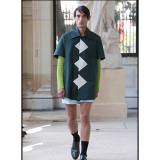 ラフシモンズ(RAF SIMONS)のnamacheko 19ss ニット　green(ニット/セーター)