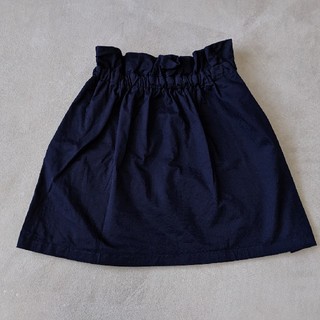 ユニクロ(UNIQLO)の【ユニクロ】スカート　紺色【120センチ】(スカート)
