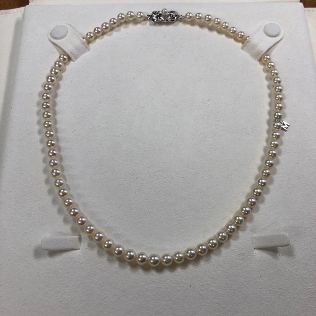 MIKIMOTO - 【最終価格】ミキモト パール 6.0未満〜5.5mm ネックレス Mチャームの通販 by 水曜日のジョバンニs shop