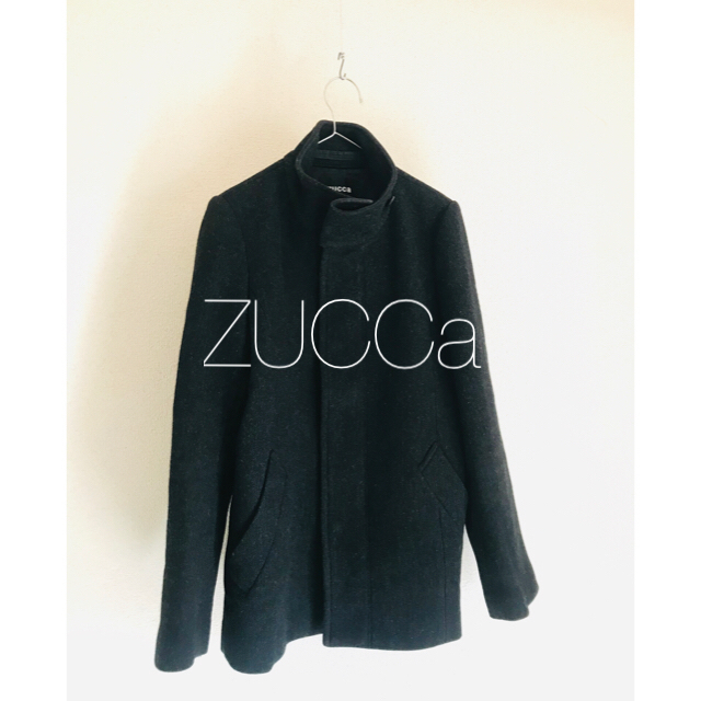 ZUCCa(ズッカ)の▲ ZUCCa ズッカ　ウールハイネックジャケット　ダークグレー　これからの季節 メンズのジャケット/アウター(その他)の商品写真