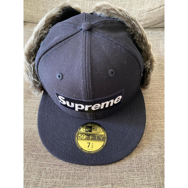 Supreme Earflap new era Navy