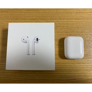 アップル(Apple)の値下げ MMEF2J/A AirPods（エアポッド） ワイヤレスヘッドフォン(ヘッドフォン/イヤフォン)
