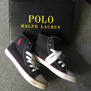 ポロラルフローレン(POLO RALPH LAUREN)の値下げ！ラルフローレン ハイカットスニーカー(スニーカー)