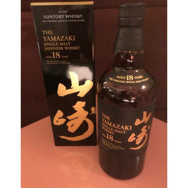 サントリー 山崎18年 700ml 未開封 新品 箱 マイレージ付き