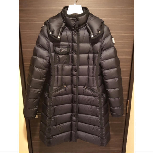 WEB限定カラー MONCLER - モンクレール エルミンヌ サイズ1 黒 ダウン