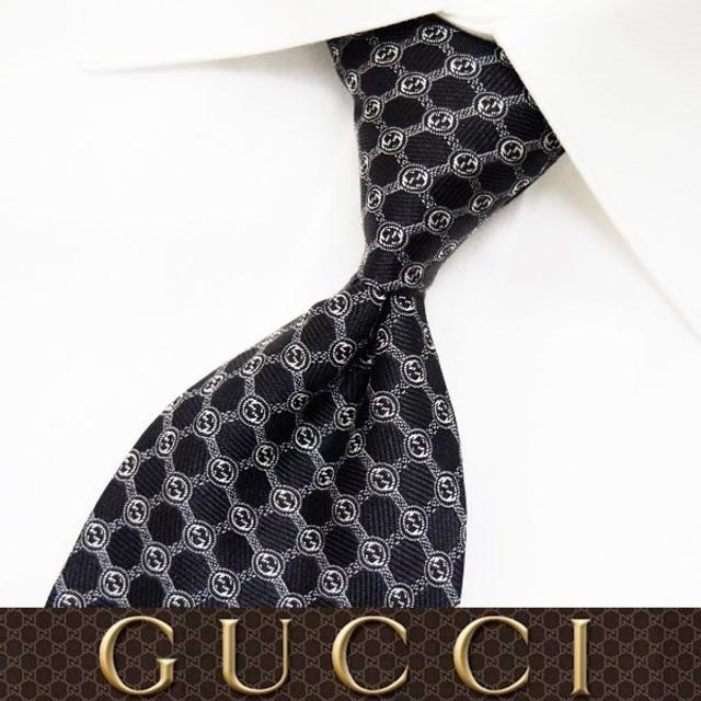 Gucci - 【54】 GUCCI グッチ 新品本物 ブラック SILK ネクタイの通販 by NEO 's shop