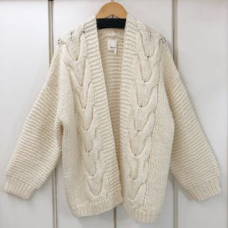 ノーリーズ(NOLLEY'S)の美品！NOLLEY'S 19AW ニットカーディガン(38)(カーディガン)