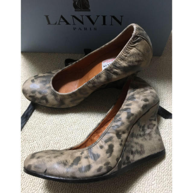 Drawer(ドゥロワー)のLANVIN ランバン レオパード柄パンプス レディースの靴/シューズ(ハイヒール/パンプス)の商品写真