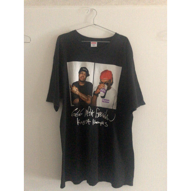 トップスSupreme three six mafia tee XL black