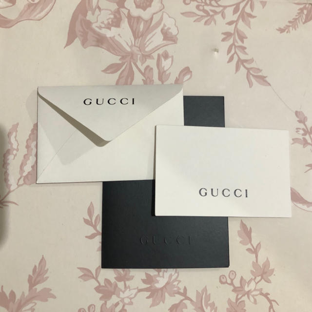 グッチ 帽子 スーパーコピー 、 Gucci - GUCCI メッセージカード　セットの通販 by チョコナッツ's shop