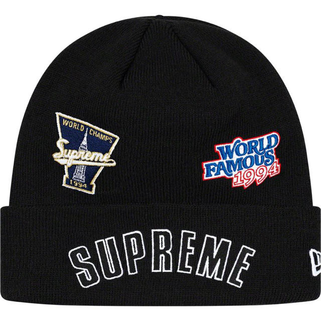 Supreme(シュプリーム)のsupreme New Era® Championship Beanie　黒 メンズの帽子(ニット帽/ビーニー)の商品写真