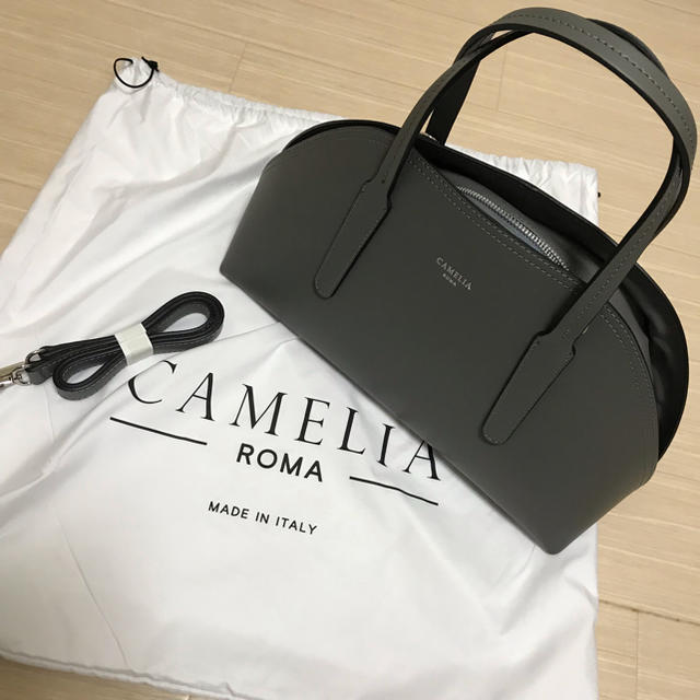 camellia roma leather handbag