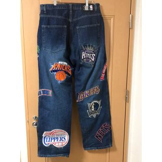 unk NBA チームロゴ刺繍 デニムの通販 by XYZ-Mart|ラクマ