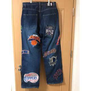 unk NBA チームロゴ刺繍 デニムの通販 by XYZ-Mart｜ラクマ