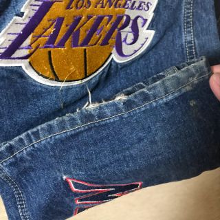 unk NBA チームロゴ刺繍 デニムの通販 by XYZ-Mart｜ラクマ