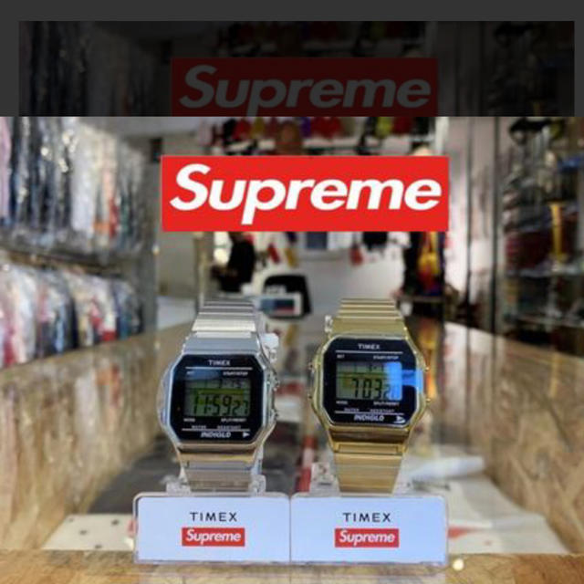 枚数限定！ Supreme Digital Timex Timex Digital Gold Digital 1