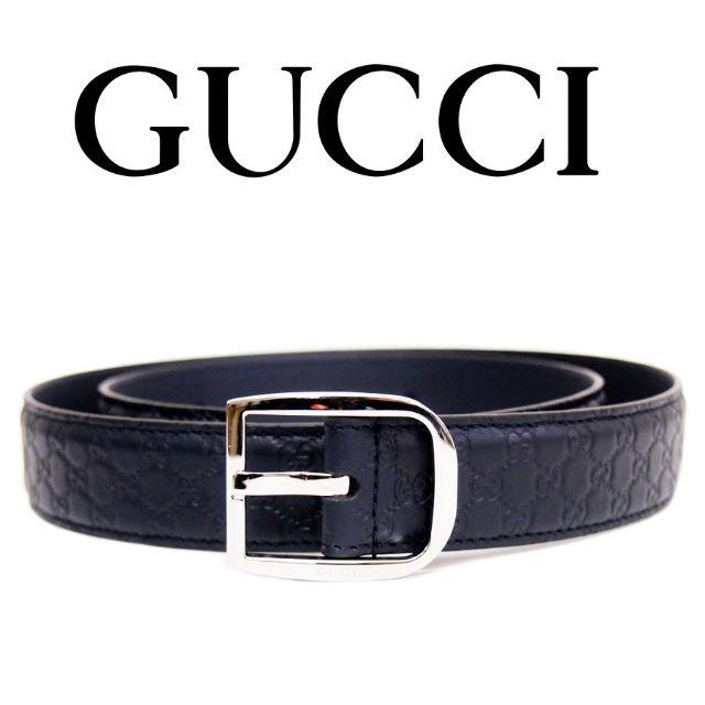 バレンシアガ シティ スーパーコピー時計 | Gucci - 【32】GUCCI マイクログッチシマ ネイビー レザーベルトsize90/36の通販 by NEO 's shop