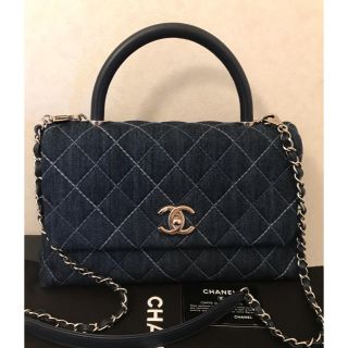 シャネル(CHANEL)の②お支払い用2019SSCHANELココハンドルデニムシャネルバッグ(ハンドバッグ)