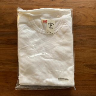 ハリウッドランチマーケット(HOLLYWOOD RANCH MARKET)の新品未使用　ハリウッドランチマーケット　ロンT 白　タグ付き size XL(Tシャツ/カットソー(七分/長袖))