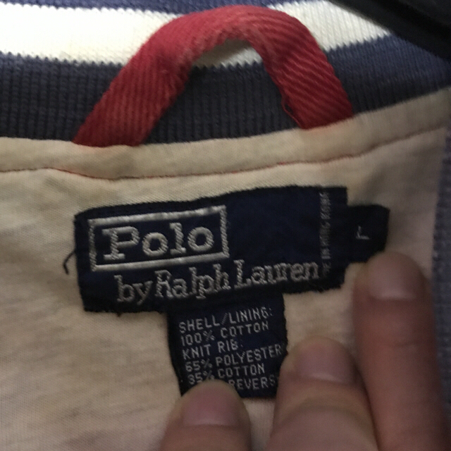 POLO RALPH LAUREN(ポロラルフローレン)のポロ ラルフローレン　ポロ 1992 . L 当時物.Ralph Lauren メンズのジャケット/アウター(ブルゾン)の商品写真