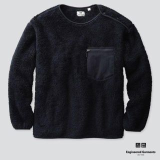 ユニクロ(UNIQLO)のユニクロ×Engineered GarmentsフリースプルオーバーMブラック(その他)