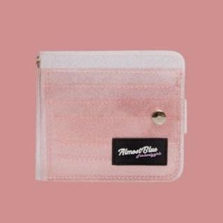 ALMOSTBLUE 財布 ウォレット ピーチ ボタン(財布)