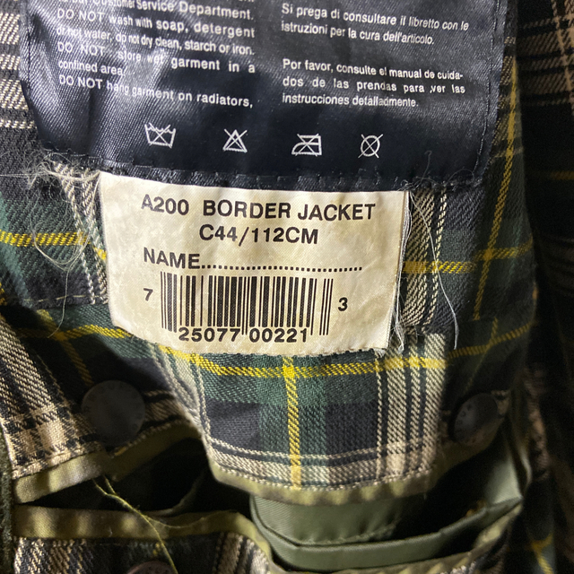 Barbour BORDERの通販 by knkn4761's shop｜バーブァーならラクマ - BARBOUR バブアー 国産低価